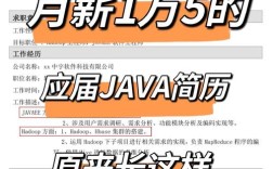 Java项目经验怎么写才能突出亮点？