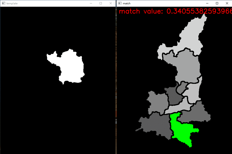 OpenCV Python模板匹配怎么用？-图3