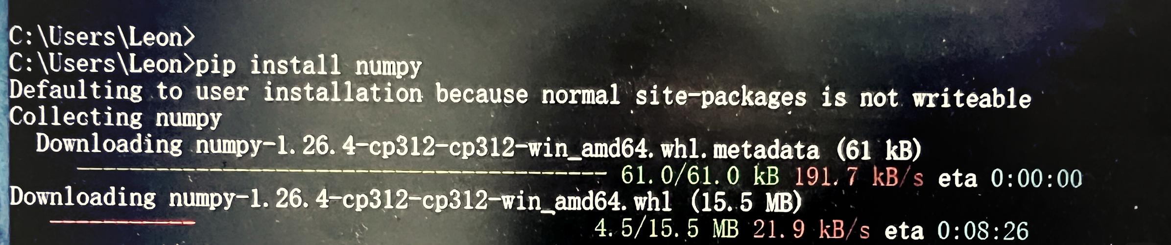 Python numpy pip安装失败怎么办？-图1