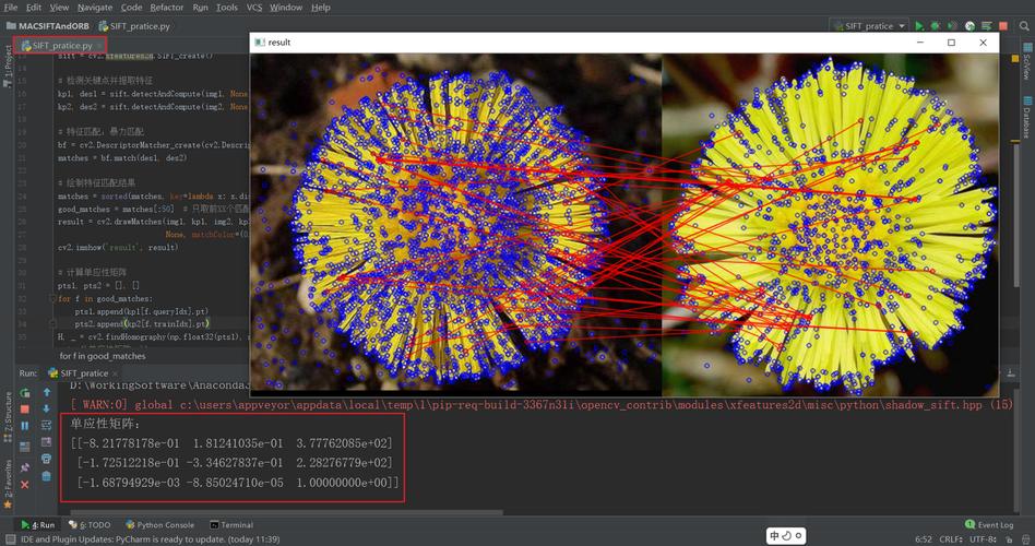 Python OpenCV中如何使用SIFT提取特征？-图1