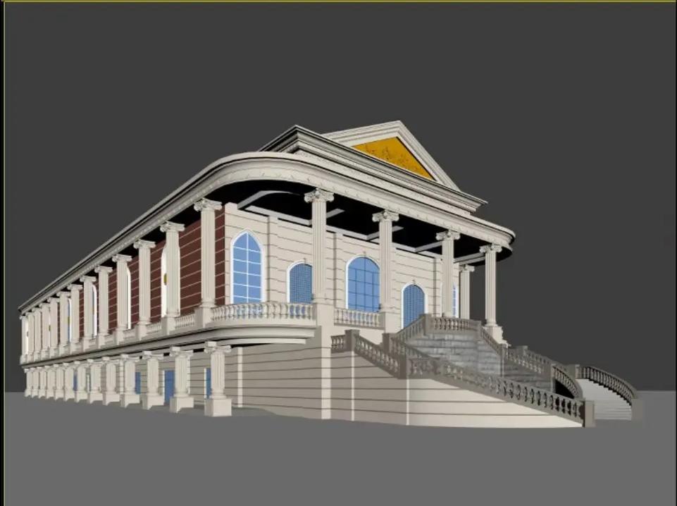 3dmax如何快速建室外建筑模型？-图2