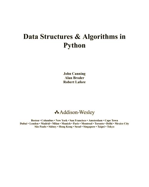Python如何高效实现数据结构与算法?-图1 Python如何高效实现数据结构与算法?-图1