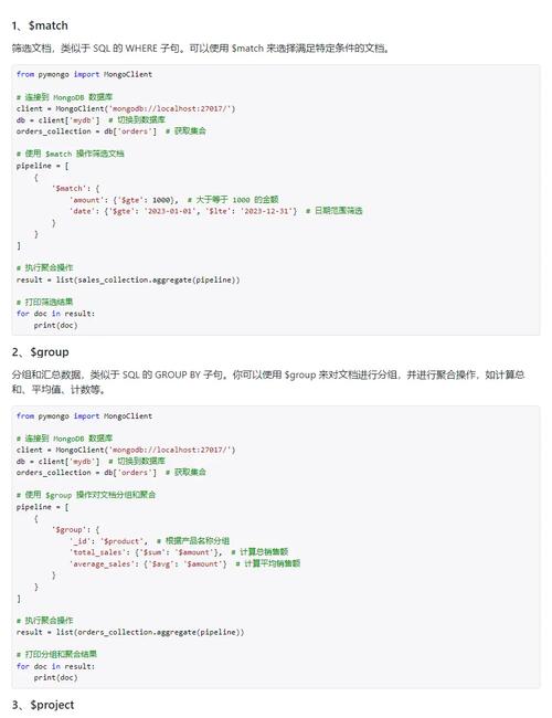 MongoDB Python查询如何实现高效检索?-图1 MongoDB Python查询如何实现高效检索?-图1